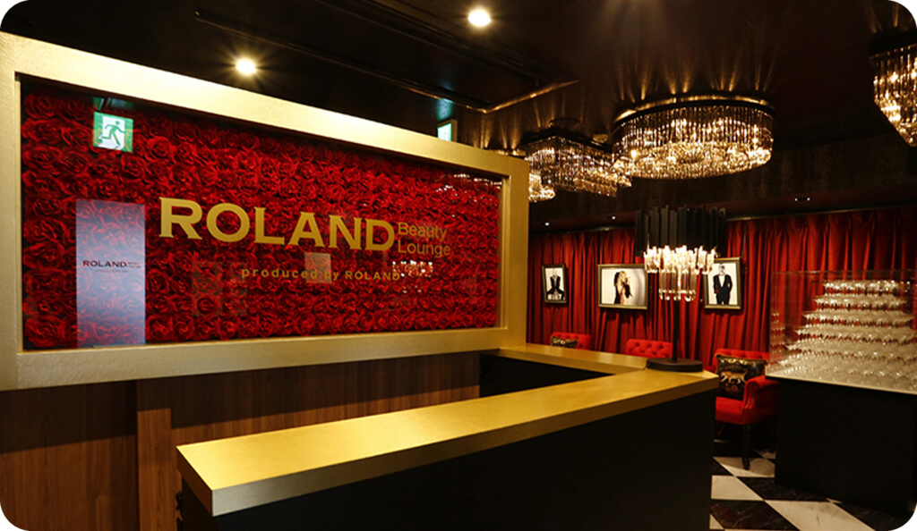 ROLAND BEAUTY LOUNGE 大宮店の店内写真です